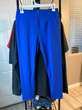 90 Degree By Reflex Royal Blue High-Rise Leggings